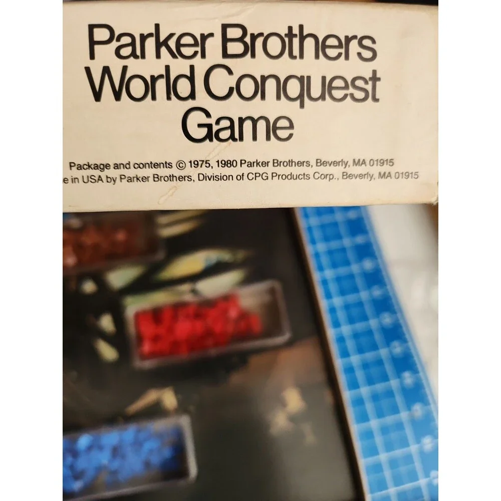 Vintage 1975 Board Game Risk Parker Brothers Complete